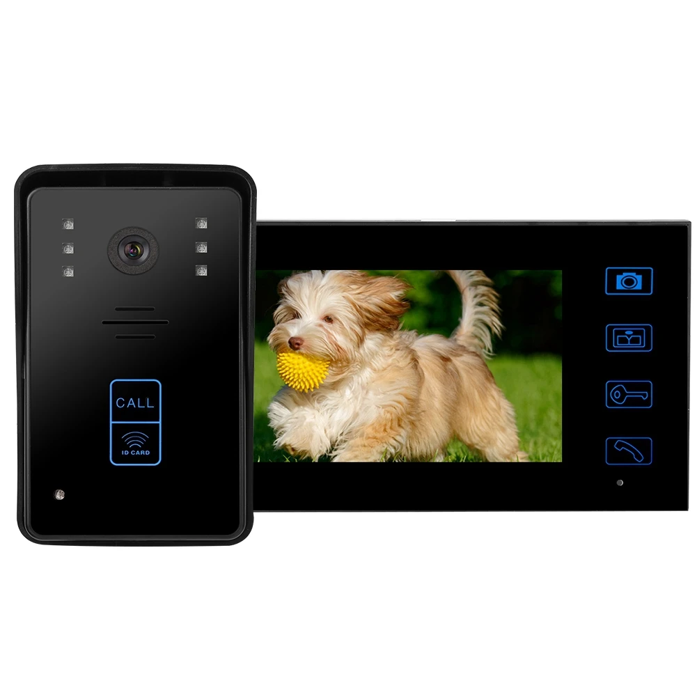 

7" Wireless Video Door Phone Intercom Doorbell IR Home Security Camera Night Vision