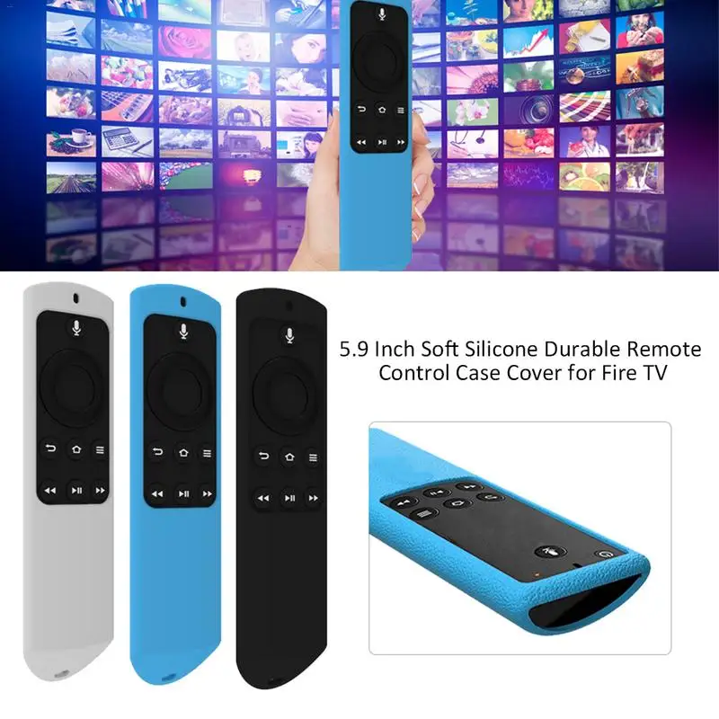 

Durable Remote Control Case 5.9 Inch Soft Silicone Protection Cover For Fire TV