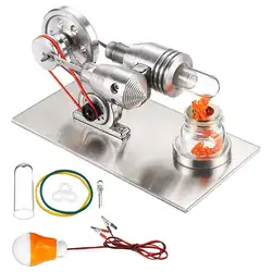 Мини Воздушный Стирлинг двигателя Модель поток Мощность физики модель для эксперимента умная обучающая игрушка подарок для Для детей