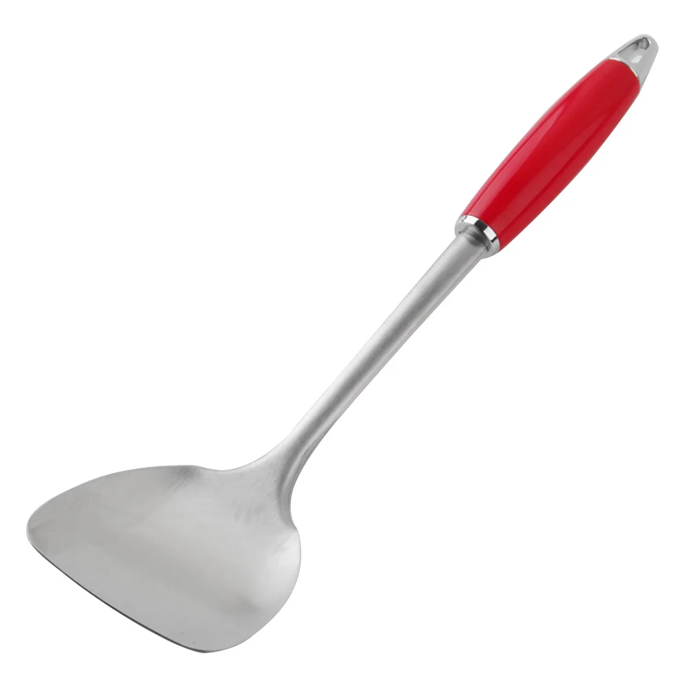 

1pc Stainless Steel Spatula Heat Resistant Long Handle Thicken Turner Cooking Spoon Kitchen Utensils for Restaurant Home