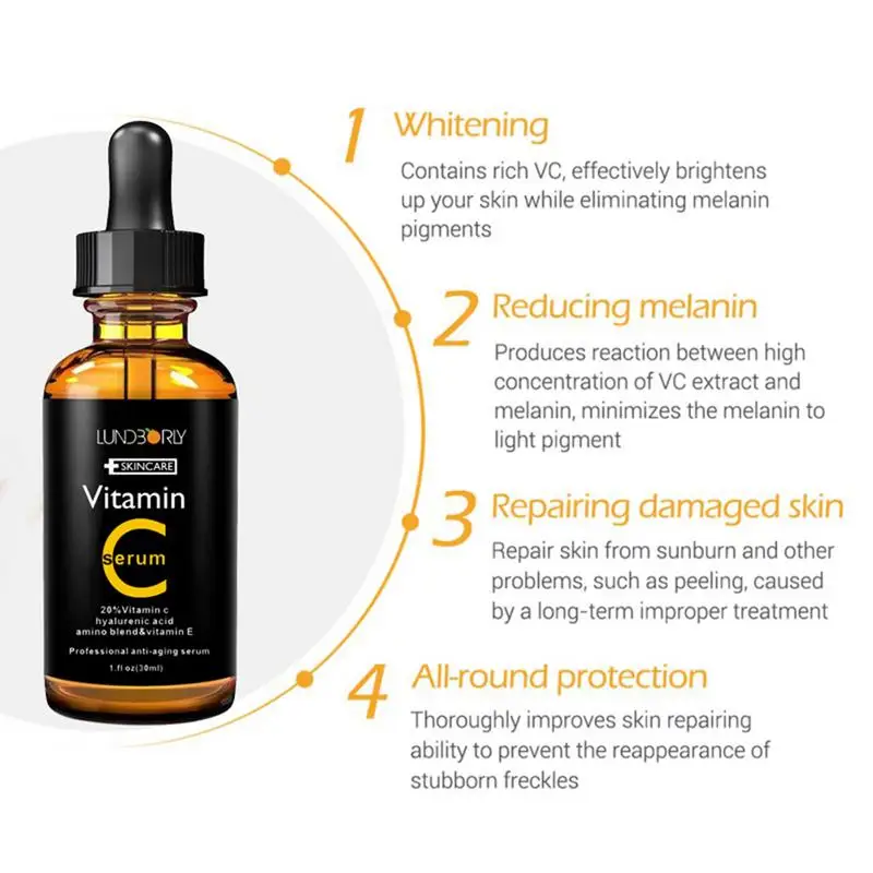 30ml Hyaluronic Acid Serum Vitamin C vitamin E essence Vitamin C Moisturizing Essence Skin Care anti-Wrinkle Lifting Tight 30ml Hyaluronic Acid Serum Vitamin C vitamin E essence Vitamin C Moisturizing Essence Skin Care anti-Wrinkle Lifting Tight