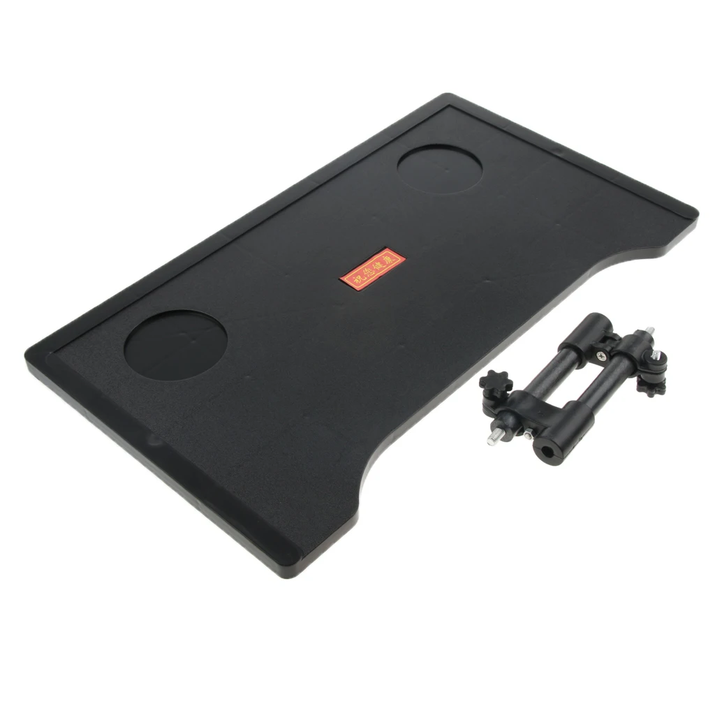  Wheelchair Table Lap Wheelchair Tray Desk with Cup Holder for Disabled Reading Eating Rest Screws A