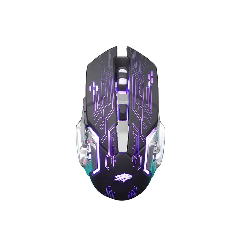 Sunrose X2 Wired USB Computer Gaming Mouse 6D Colorful Glow Buttons Laptop1200Dpi Photoelectric Games Mouse for Pc LOL Pubg Ga