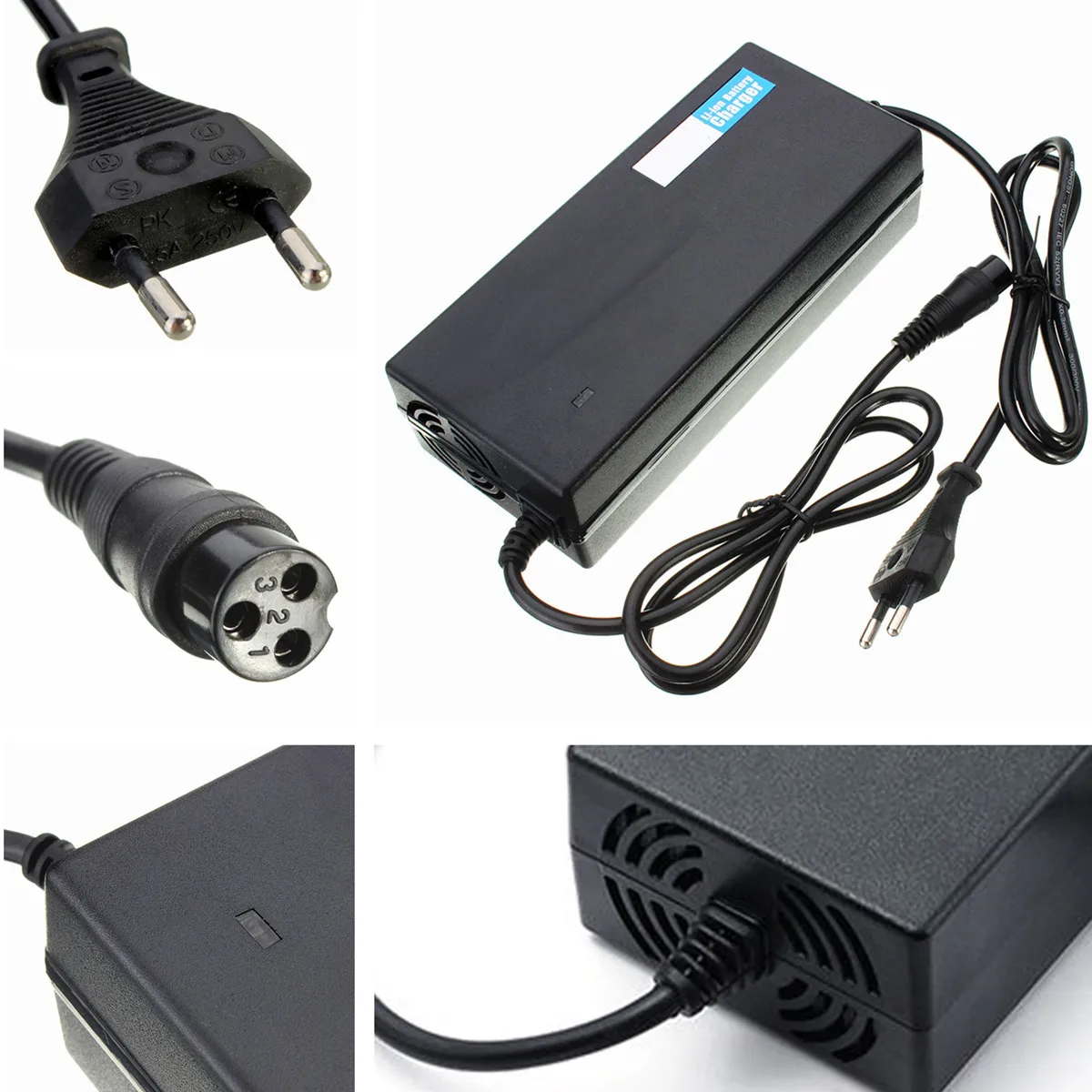 CLAITE 67.2V2A 67.2V 2A Li-ion Battery Charger For Electric Self Unicycle Scooter Smart Lithium Battery Charger Power Supply CLAITE 67.2V2A 67.2V 2A Li-ion Battery Charger For Electric Self Unicycle Scooter Smart Lithium Battery Charger Power Supply