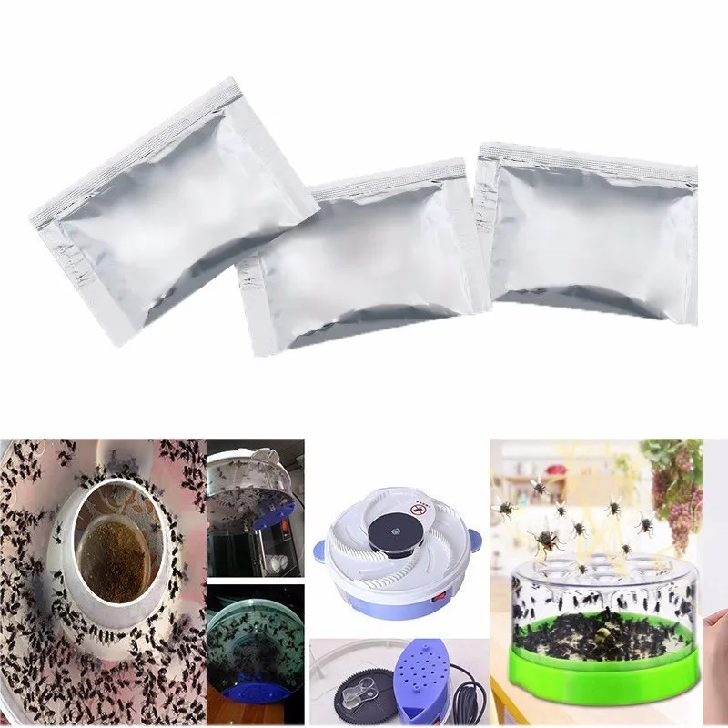 

50Packs Non-toxic Effective Powder Fly Killing Bait Pest Control Fly killer insecticide Powerful Fly killer For flycatcher Cage
