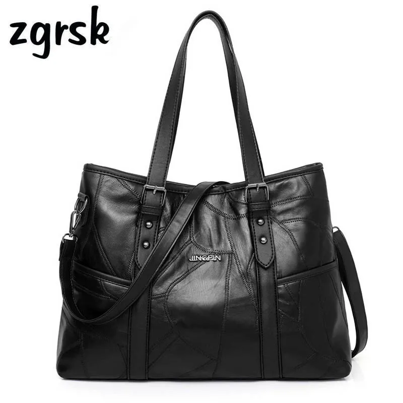  Genuine Leather Brand Luxury Handbags Women Handbag High Quality Crossbody Bags For Women Large Cap - 32984075788