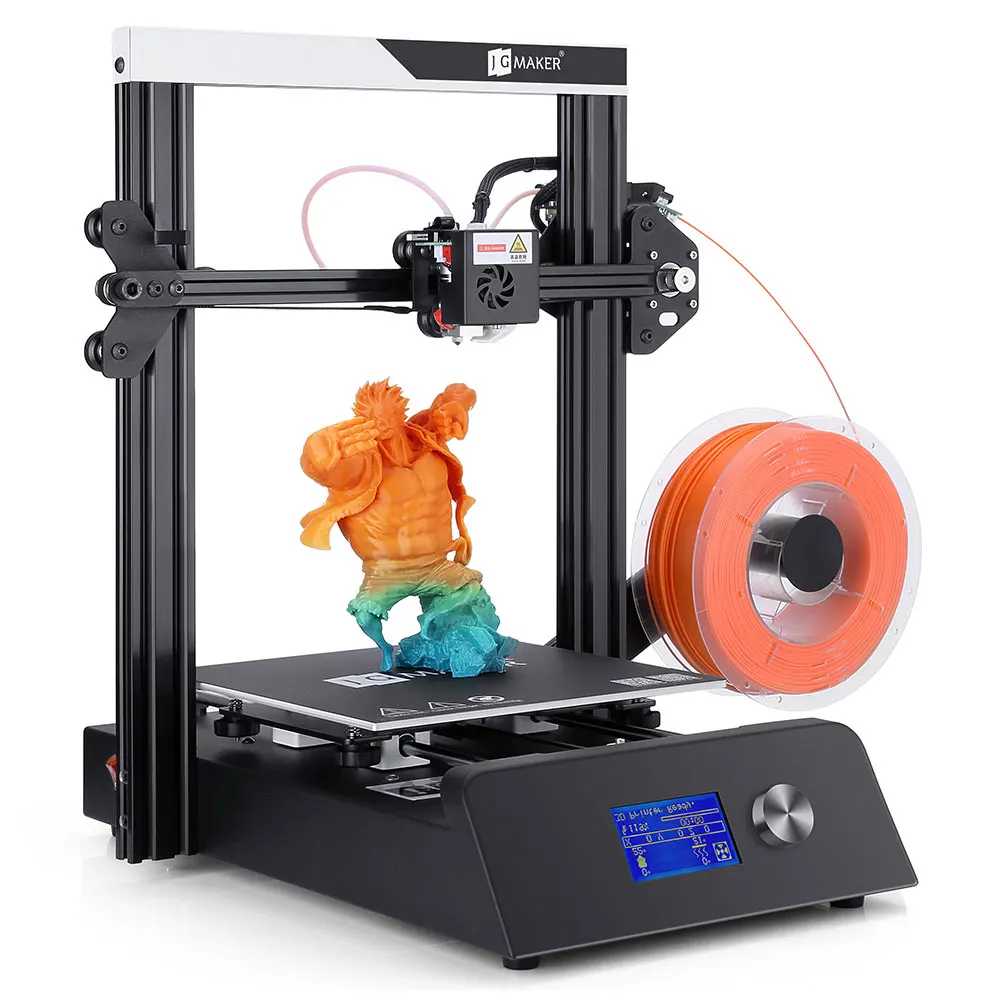 Оригинальный JGAURORA Magic DIY 3d Принтер Высокоточный металлический каркас набор 220x220x250