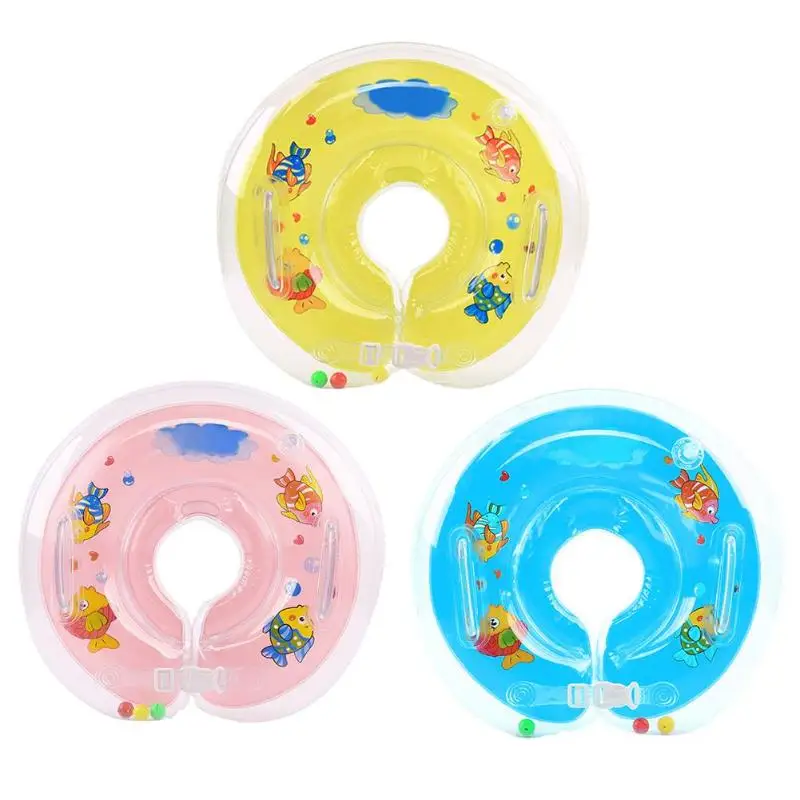 

Inflatable Pools Neck Float Circle Life Buoy Thicken Newborn Baby Swim Ring Swimming Accessories Rafts Summer Toys for Children