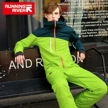 

RUNNING RIVER Brand Waterproof Jacket For men Snowboard Suit women Snowboard Jacket male Snowboarding Set Clothing #B8095
