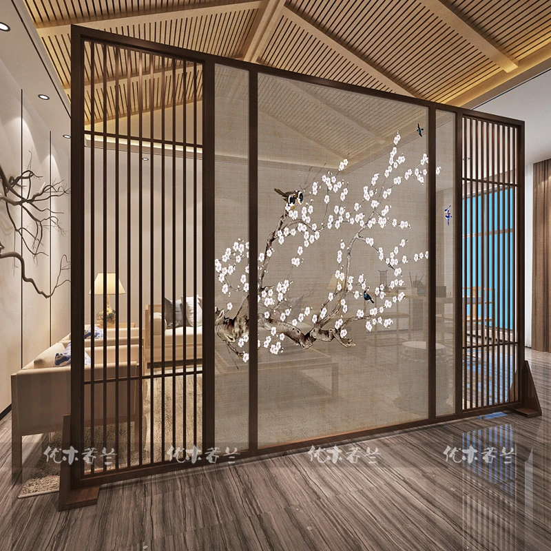 

living room divider biombo separador de ambientes decoration parawany pokojowe paravent cloison sala de estar wood panel biombos