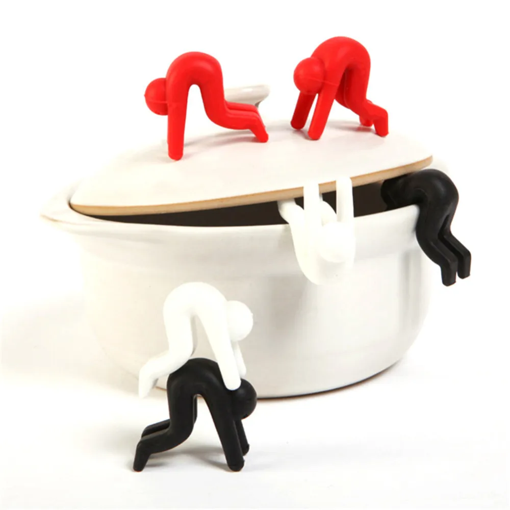 

Silicone Spill-proof Villain Raise Lid Heightening Pot Cover Anti-overflowing Kitchen Supplies Tool Phone Holder Stand Lid B4