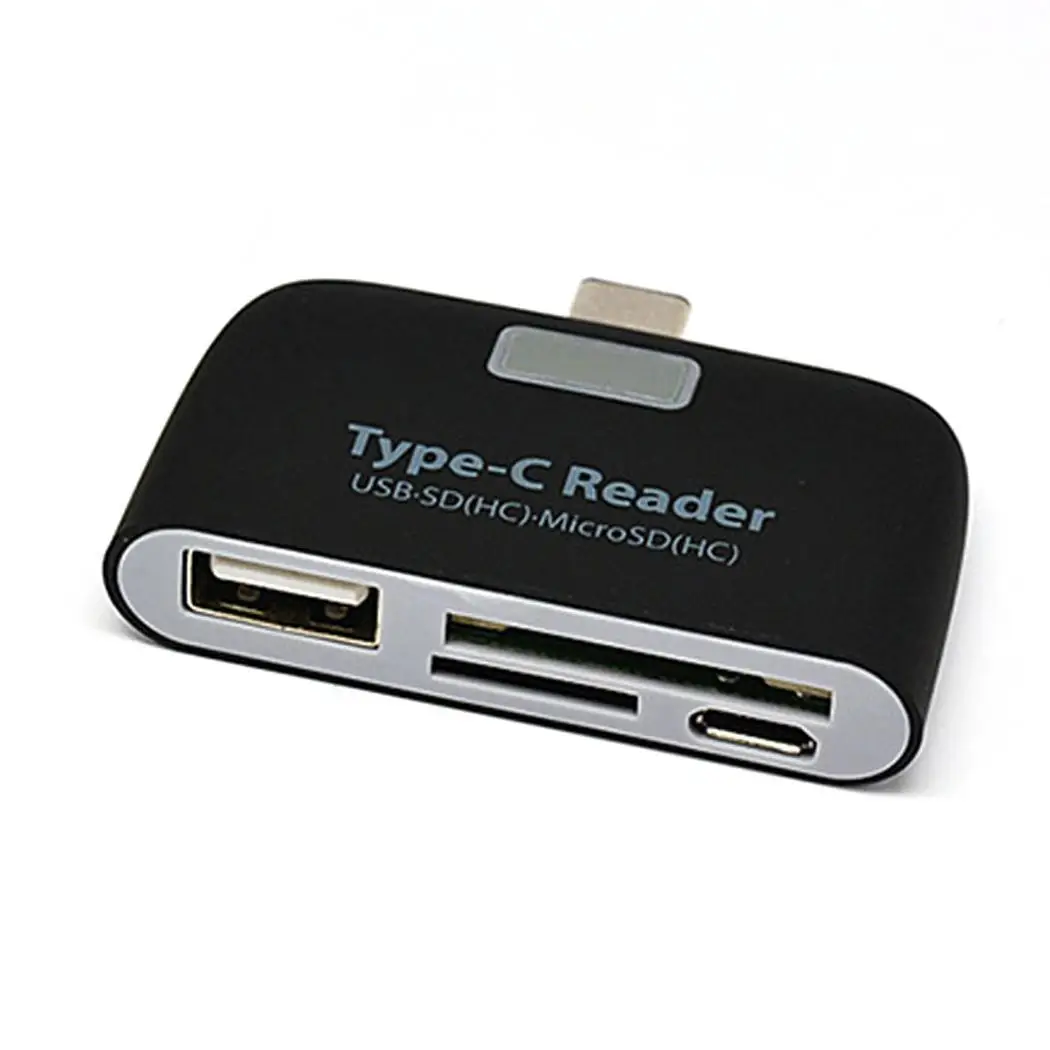 

High Speed Positive Negative Insertion Card USB 2.0 Type-C 3.1 SD, TF, USB White, Black Reader and For Phone