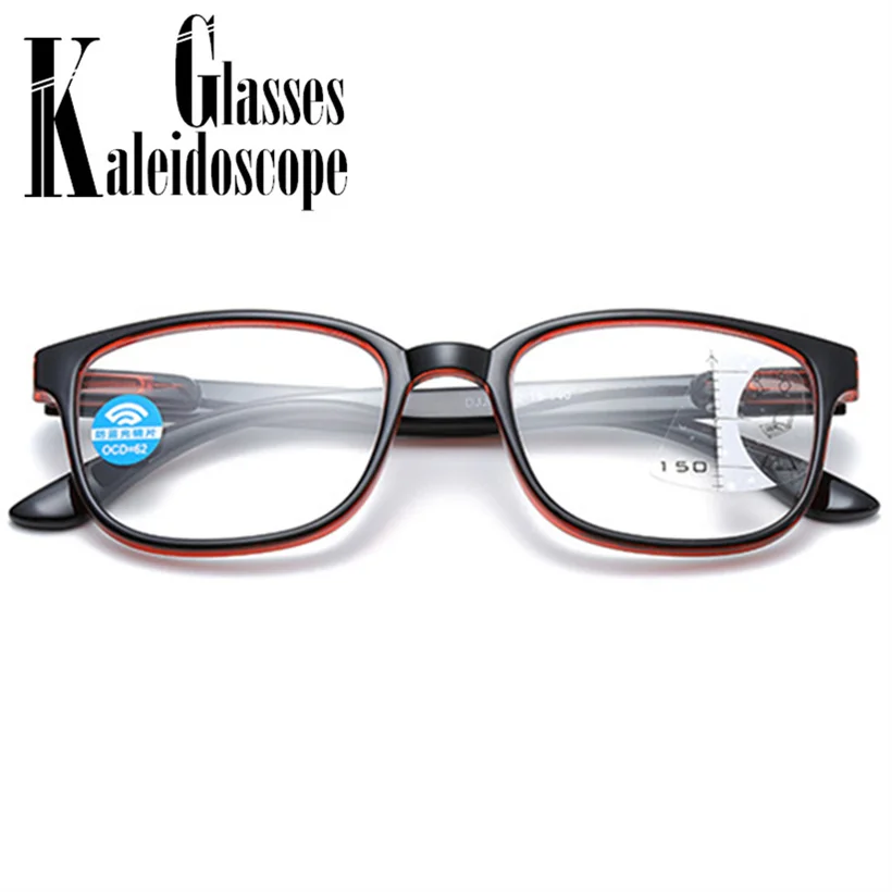 Gafas de lectura de luz azul para hombre, gafas multifocales de 2,5, montura de gafas multifocales para mujer, gafas de dióptero de visión lejana + 1,5