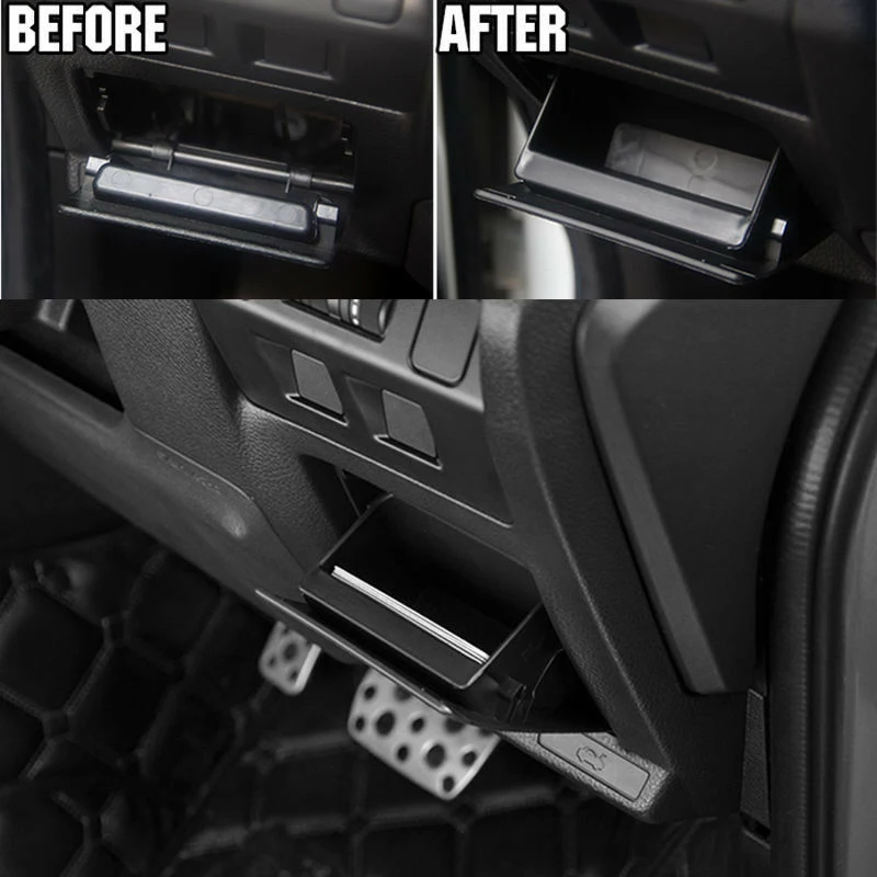 

New Fuse Cover ABS Black Coin Box Pocket Lid For Subaru XV FORESTER LEGACY IMPREZA WRX STi 2015-2017 / 2018