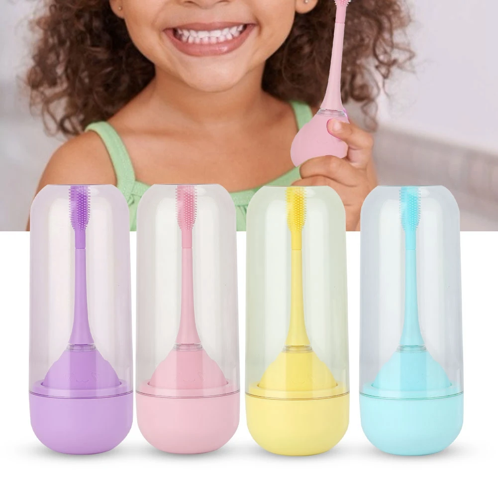 

Children Electric Tooth Brush USB Charge IPX7 Waterproof 360 Degrees Rotation Brush Head Kid Oral Care Vibration Toothbrush