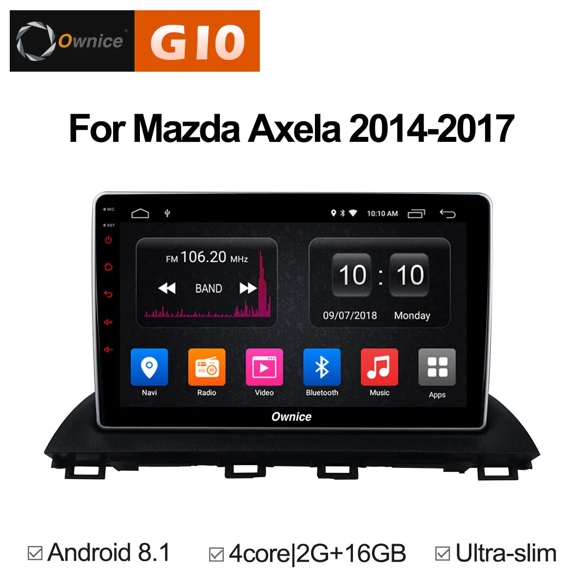 Top For Mazda 3 Axela 2014 2015 2016 Vehicle Android Multimedia auto Radio 2 Din GPS Support DVD Stereo DAB PC Intelligent System 0