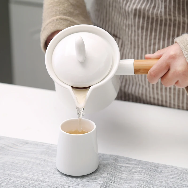 Turkish Ceramic Flame Mocha Milk Heating Pot Kettle Boil Make Cook Coffee Maker Breakfast MOKA Long Bamboo Handle Barista Tools Turkish Ceramic Flame Mocha Milk Heating Pot Kettle Boil Make Cook Coffee Maker Breakfast MOKA Long Bamboo Handle Barista Tools