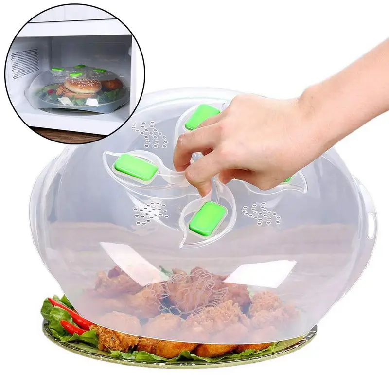 

Microwave Oven Splash Proof Cover Anti Overflow Protective Lid keuken accesoires safety valve pressure cooker Kitchen decor