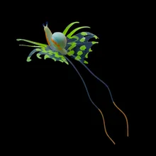 Декорация ландшафт для аквариума моделирование Летающая Улитка флуоресцентная Улитка имитация медуз многоцветный Медуза искусственная