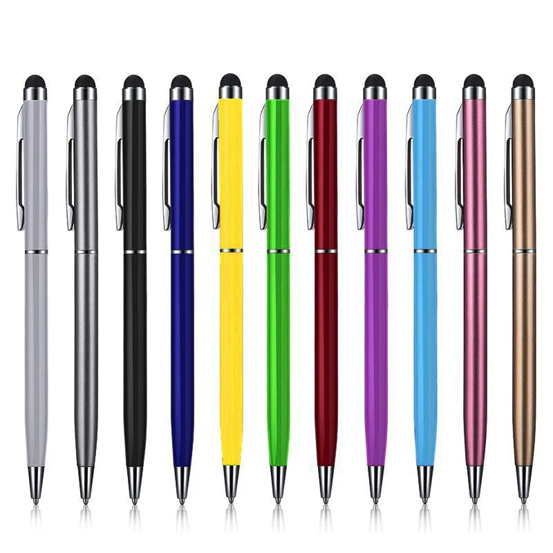

2-in-1 multi-function touch screen capacitive stylus for iPad for smart phones for tablet PC for school office writing