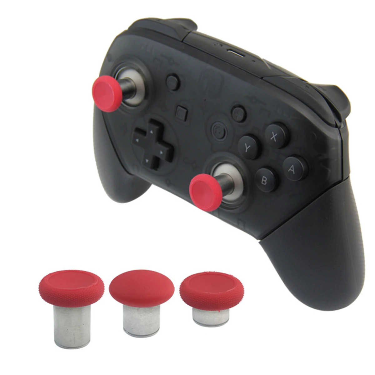 brand new SOONHUA 6pcs Replacement Thumb Stick Grips Trigger Button with Screwdriver for Wireless Controller game accessories