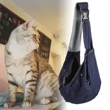 Складные сумки на одно плечо для домашних животных, сумки на одно плечо для путешествий на открытом воздухе, темно-синие джинсовые тканевые сумки, товары для собак