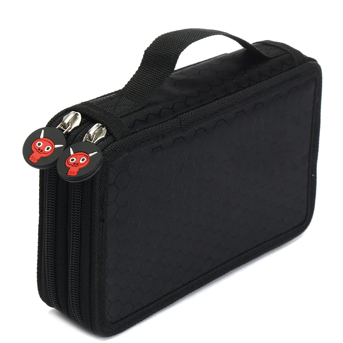 

High Capacity Holder Stationary Pencil Case Pen Box Storage Bag New, 2 Layers