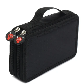 

High Capacity Holder Stationary Pencil Case Pen Box Storage Bag New, 2 Layers