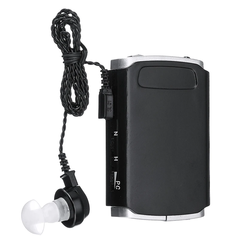 

Portable Black Personal Sound Amplifier Voice Hearing Aid Low Noise audifonos para sordos Hearing Device For The Deaf Devices