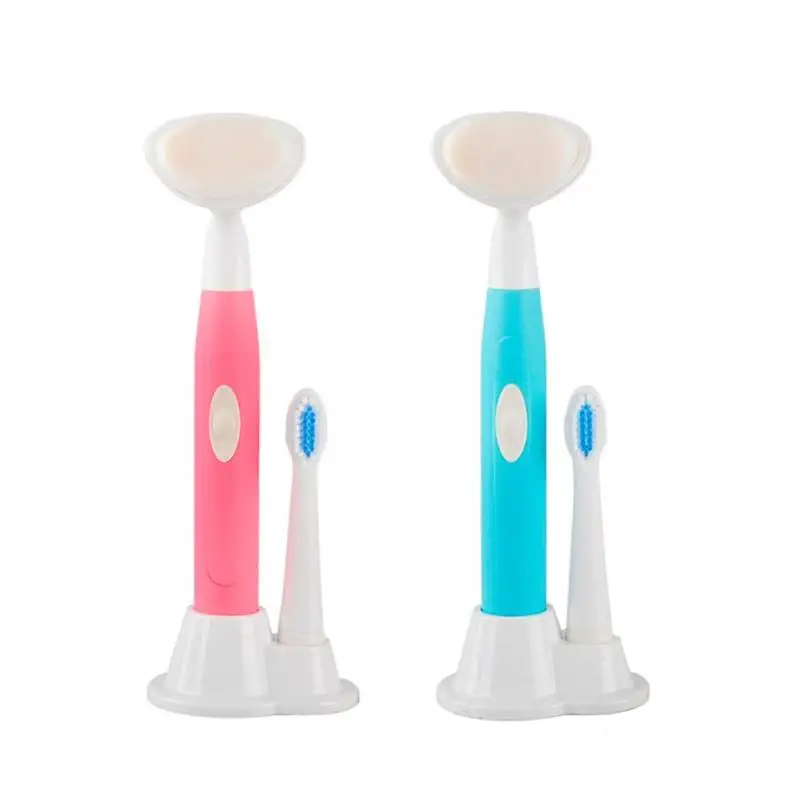 

KEMEI KM-3106 2 in 1 Facial Cleansing Device Acoustic Wave Electric Toothbrush Oral Cleaning Cleansing Brush Face Care Tool