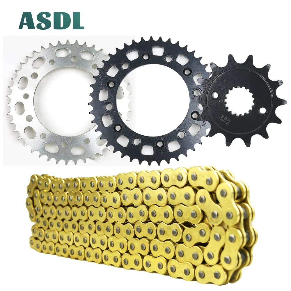

520 14T 43T Motorcycle Motor Transmission Drive Chain and front rear sprocket set for HONDA CR500 CR 500 1988 1989 1990 - 2001