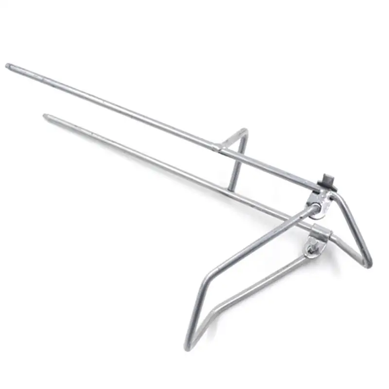 

Ground Plug Type Fishing Rod Bracket Outdoor Foldable Adjustable Bracket Fishing Tackle Accessory Tool Medium Alloy Turret