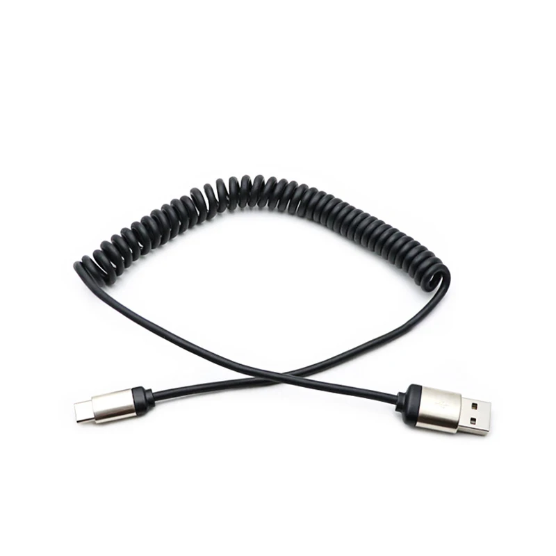 Summerfish 1 5 м Usb type C шнур Type выдвижной пружинный USB кабель для быстрой зарядки Тип