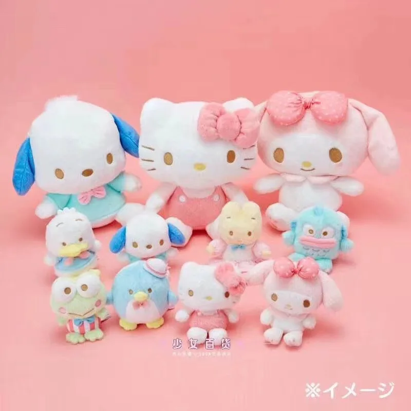 

Cartoon Hello Kitty My Melody penguin frog Dog Plush Toys Soft Stuffed Animals Dolls For Children Girls Children Birthday Gifts