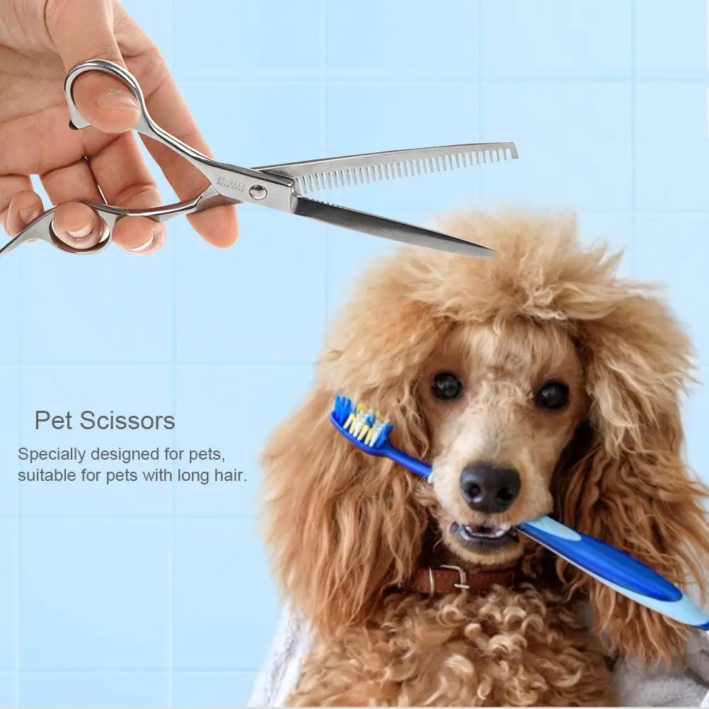 Профессиональные ножницы для стрижки кошек и собак, парикмахерские ножницы для ухода за домашними животными, набор, NEW219