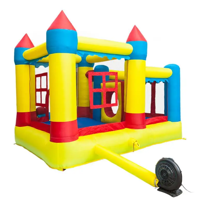 

3.2x3x2.5m 420D Thick Oxford Cloth Inflatable Bounce House Castle Ball Pit Jumper Kids Play Castle Multicolor