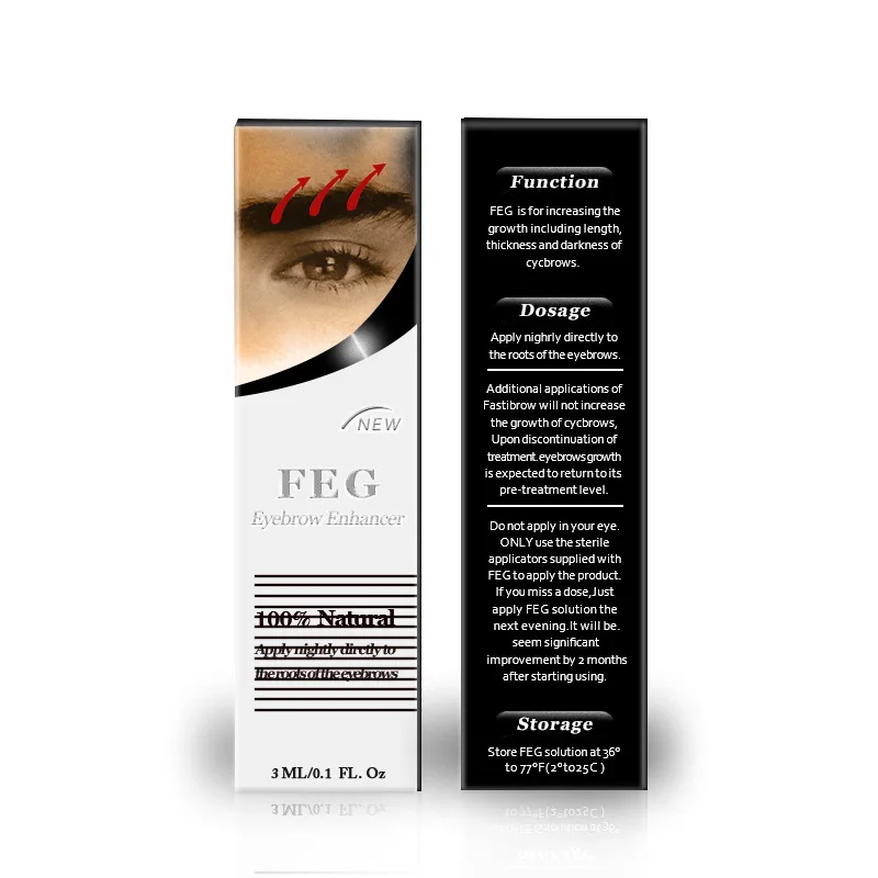 

Wholesale Super Effective FEG Eyebrows Enhancer Rising Eyebrows Growth Serum Makeup Eyebrow Lengthening and Thickening