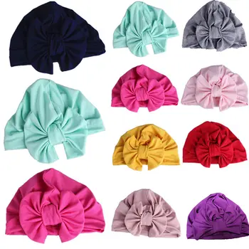 

Fashion Newborn Toddler Kids Baby Boys Girls Turban Velvet Beanie Hat Winter Cap