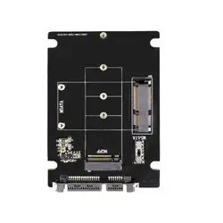 Жесткий диск адаптер Карточка SSD mSATA M.2 SATA III двойной Интерфейс Универсальный Поддержка 2242/2260/2280mm NGFF M.2 SSD