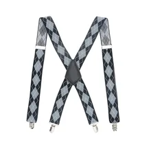 X Back 4 клип мужские подтяжки поддержка Tirantes женские эластичные регулируемые шорты одежда на подтяжках 3,5 см Ширина Мода