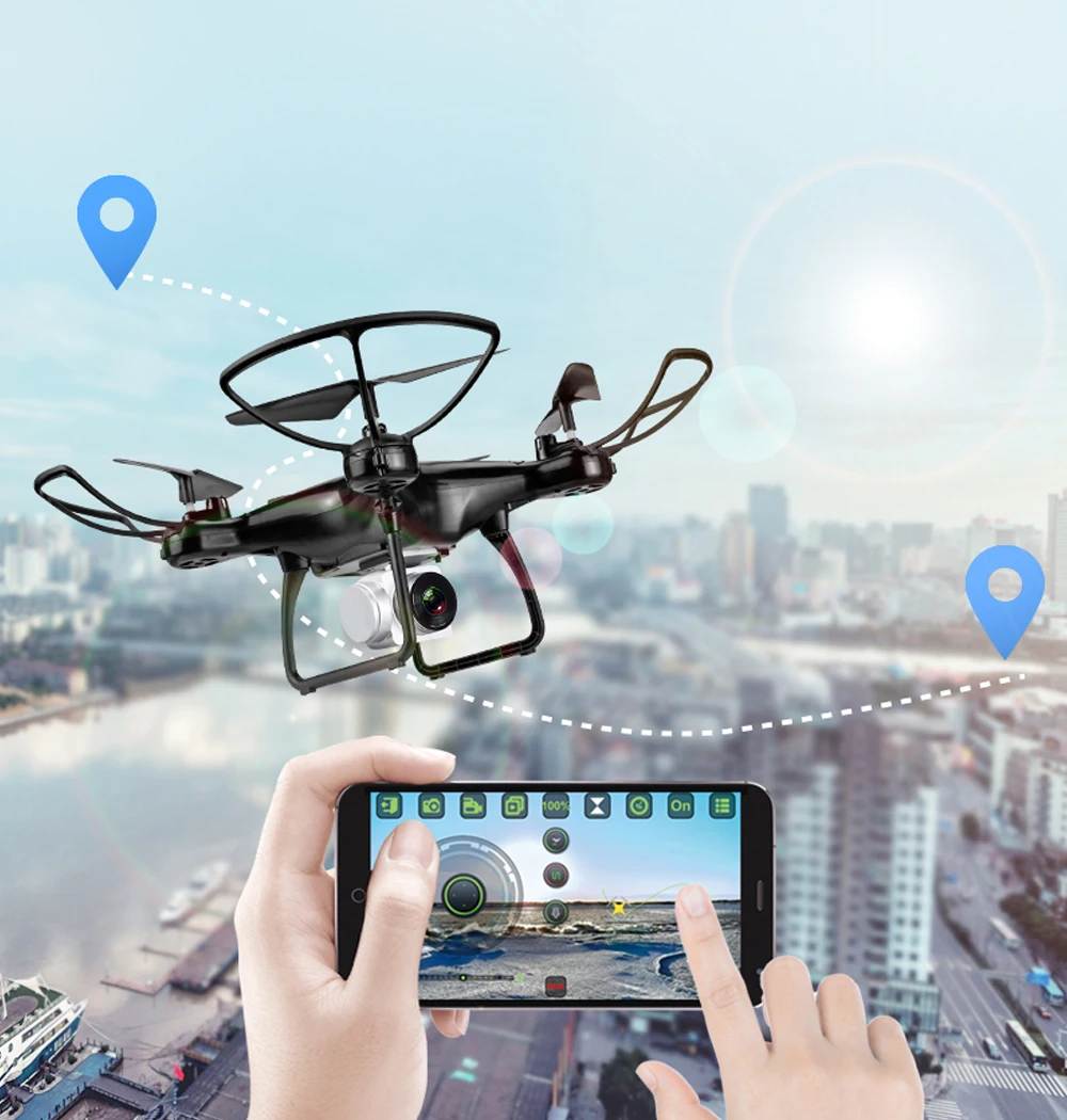 

High Quality Drone Profesional Drone Profesional Toy Drone Professional Radio Control 2.4GHz 4-Channels Rc Drone RC Quadcopter