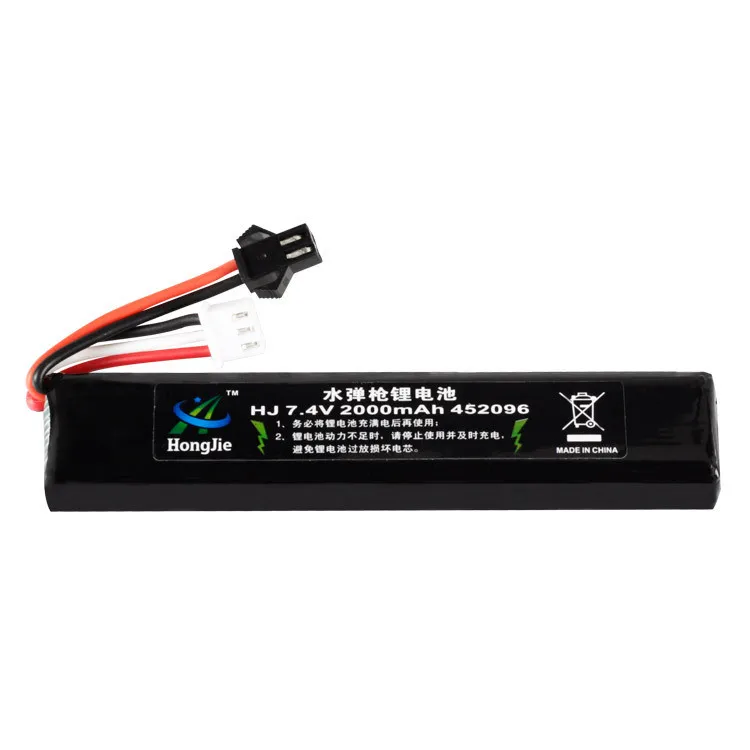 7 4 V 2000MAH 20C 2S HJ Power RC Lipo battery для AKKU Mini Airsoft Gun Battery model Max 40C|Детали и аксессуары| |