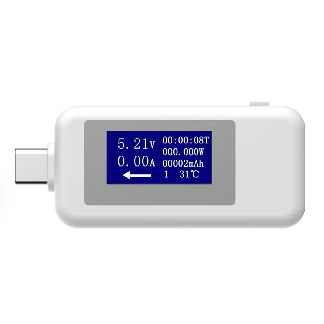 

Type-C Tester Multifunction USB Voltmeter Tester Monitor Current Voltage 0-9 group Meter 0-99999mAh 0-155W