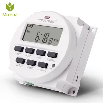 

12V-220V Automatic LCD Digital Electric GardenWater Timer Programmable Relay Control Watering Timer Irrigation Controller System