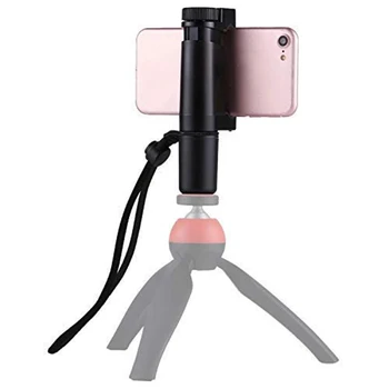 

F-Mount Mobile Smartphone Camera Grip Holder Handle Rig Monopod With Tripod Mount And Cold Shoe Mount For Filming Video On Mos
