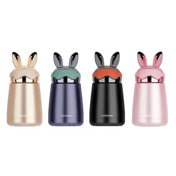 

Cool Little Flying Rabbit Portable Double Wall Thermos Stainless Steel Vacuum Flask Thermoses Cup Sport Travel Coffee Mug