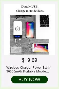 Qi Wireless Charger USB Power Bank 15000 mAh for Samsung S9 5V/2.1A Fast Charge Portable External Battery Pack for iPhone Xs Max Qi Wireless Charger USB Power Bank 15000 mAh for Samsung S9 5V/2.1A Fast Charge Portable External Battery Pack for iPhone Xs Max