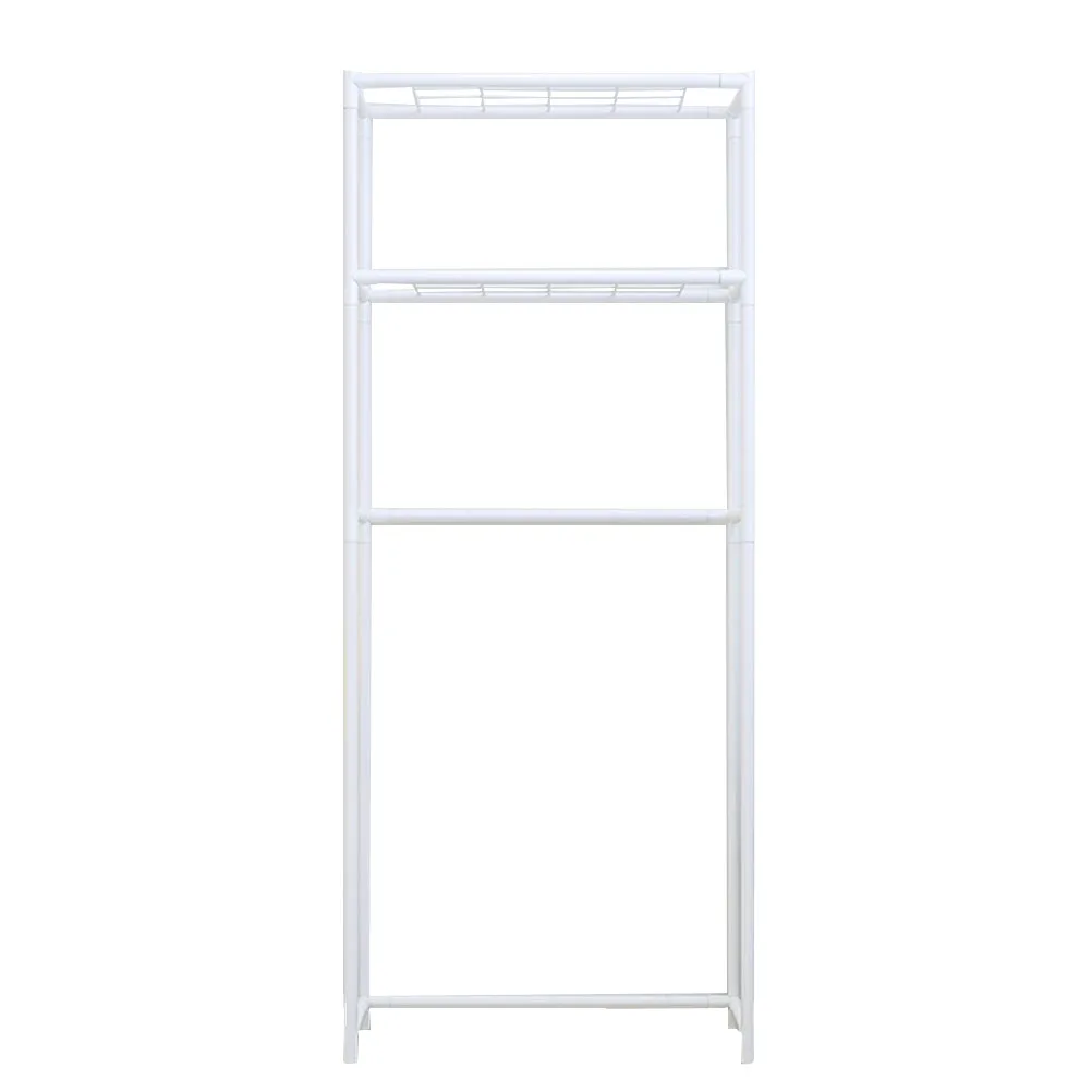 

1pc Over the Toilet Storage Rack Solid Anti-rust Non-slip 3 Tier Display Rack Storage Shelf Storage Rack for Toilet Bathroom