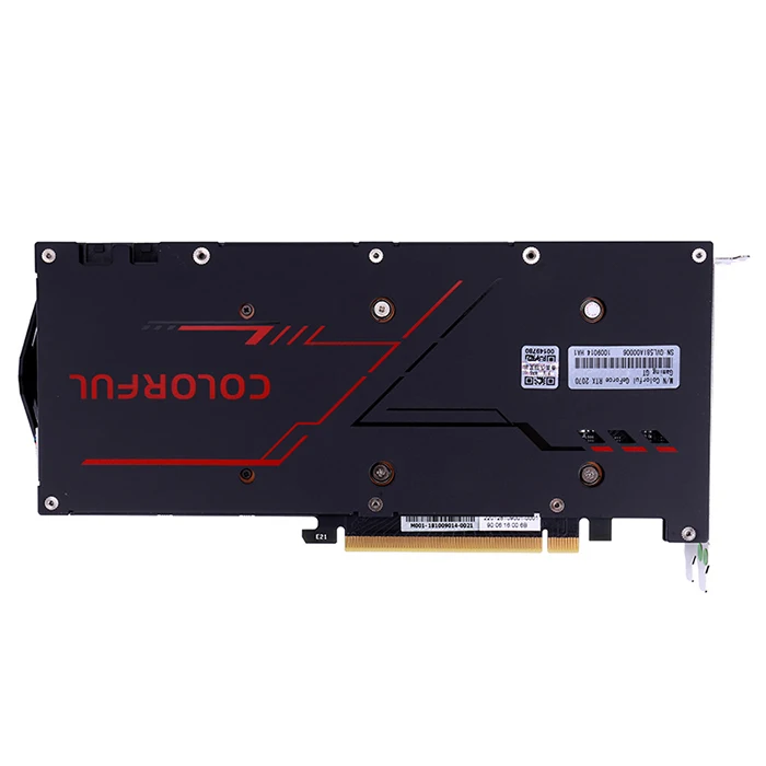 Оригинальная Красочная видеокарта GeForce RTX 2070 Gaming GT 8 Гб GDDR6 256bit 12nm 1410Mhz DirectX 12 HDMI