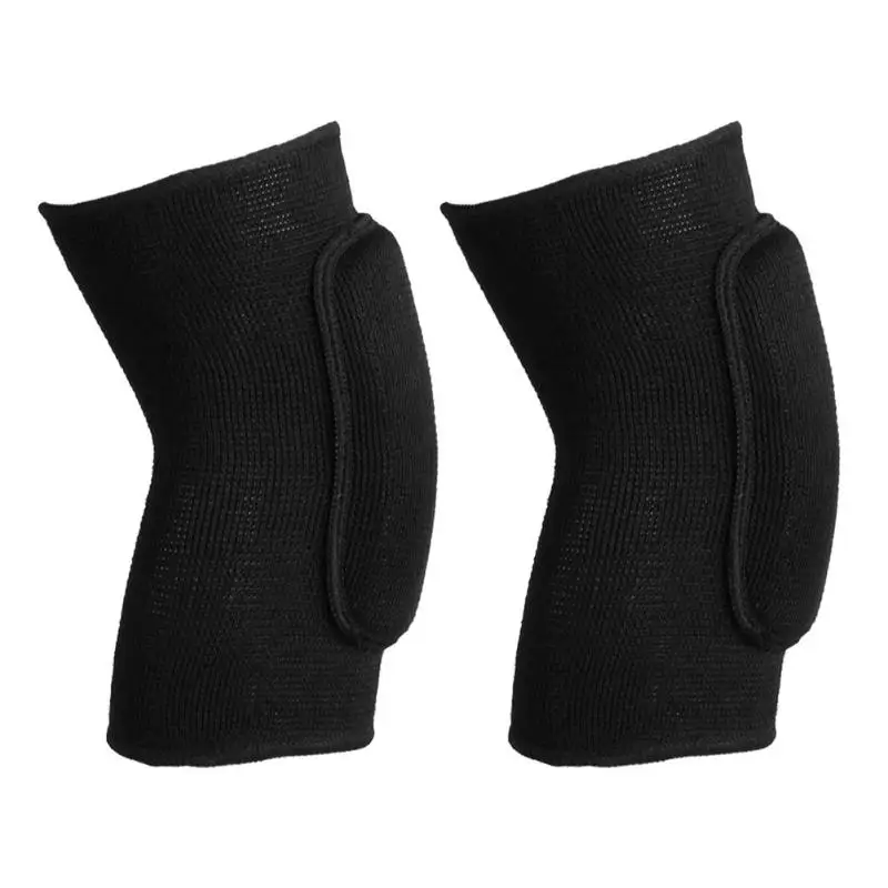 

1pair Elastic Elbow Knee Support Sports Knitted Sponge Protectors Elbow Pad